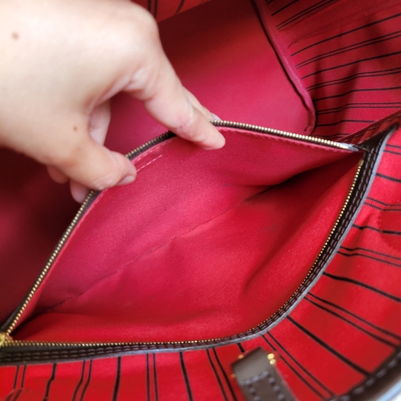 💕CLASSIC Tote Bag Louis Vuitton Neverfull GM Damier Ebene - Picture 9 of 16